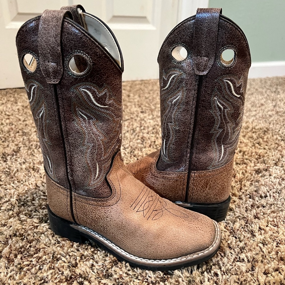 Boy’s Old West Cowboy Boots SZ 13.0-D